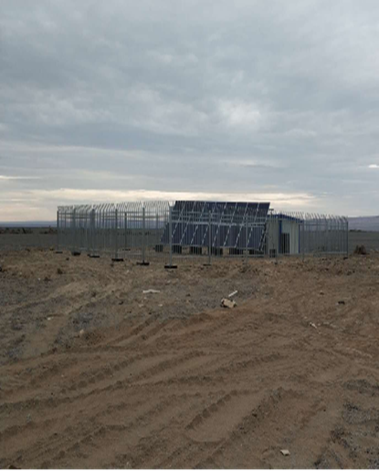 Système solaire hors réseau 3-5kVA du poste de garde-frontière du Xinjiang