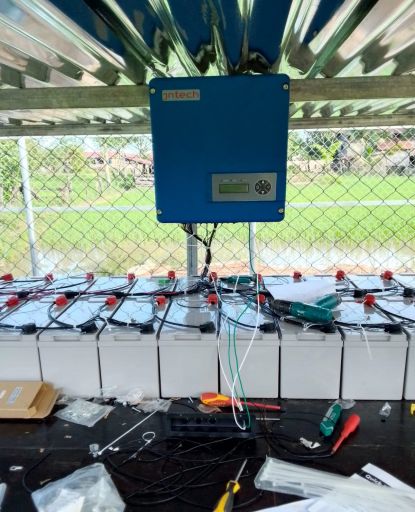 Système de pompe de stockage d'énergie 4 kW/31,2 kWh au Laos